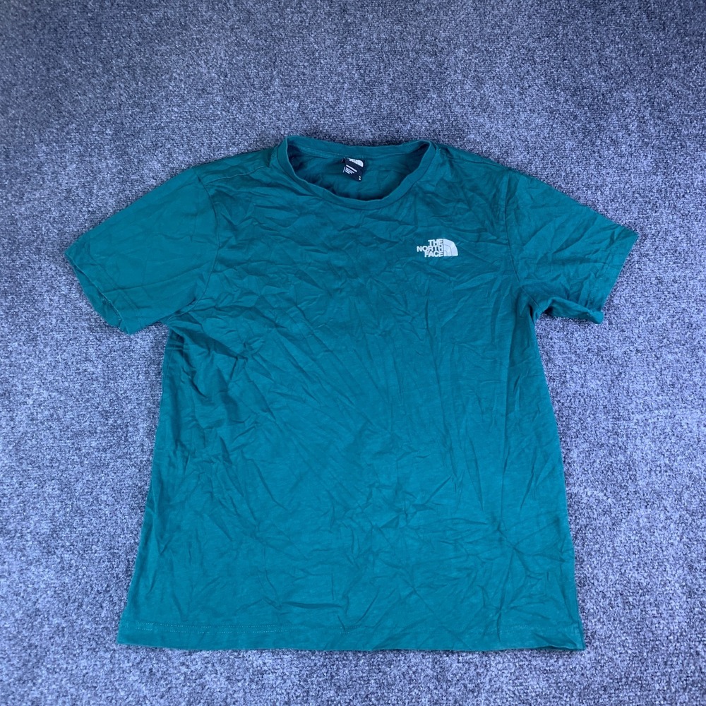 The North Face Box Celebration T-Shirt Mens Medium Deep Nori Cotton Graphic